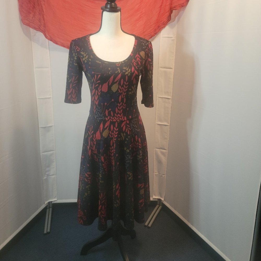Lula Roe casual, fit and flair dress